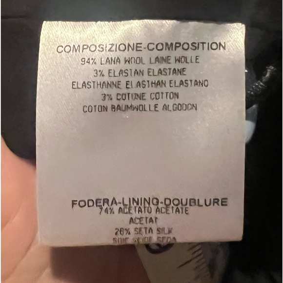 🎈SOLD.  🎈GUCCI little black wool mix dress Size 42 (6-8) - Picture 4 of 10